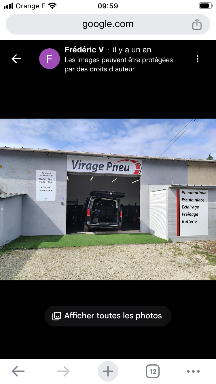 Façade Virage Pneu